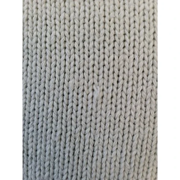 Womens Crewneck Sweater Medium Blue Embroidered Floral Cottage Core Granny Boho - Picture 10 of 10